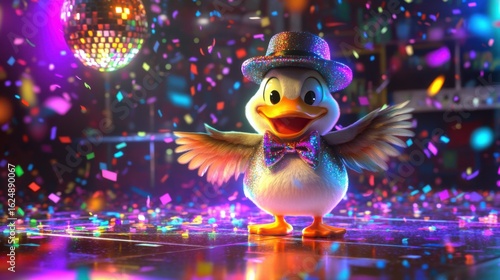 Groovy Duckling Disco Dance: A Sparkling Night of Celebration
