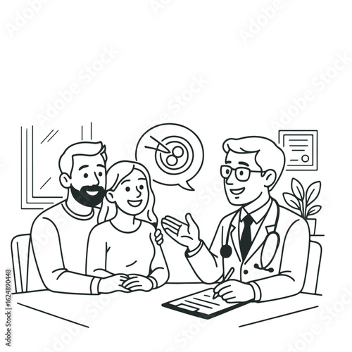 Family Planning Consultation. planning for pregnancy, IVF treatment concept 
