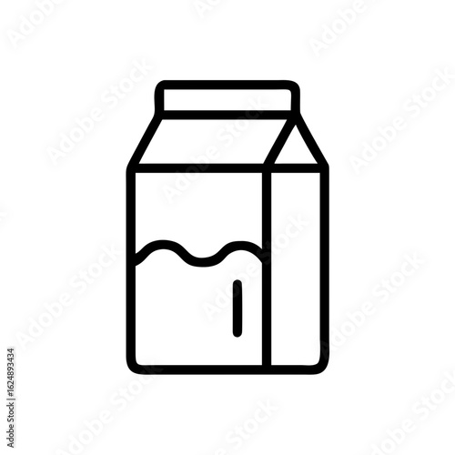 vector of a bottle of milk