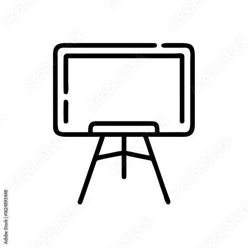 whiteboard vector icon