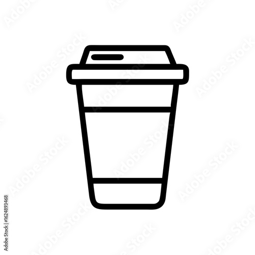 vector cup of coffee icon