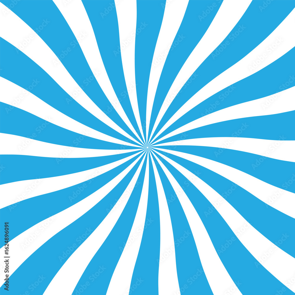 Fototapeta premium Sun rays Retro vintage style on blue background, Sunburst Pattern Background, abstract blue sunburst pattern background for modern graphic design element vector.