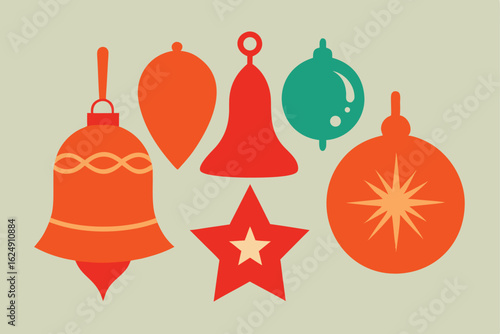 vintage christmas ornament designs featuring clas.eps