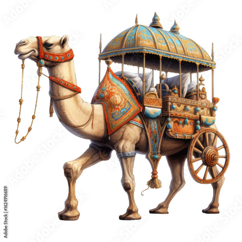 camel in the desert