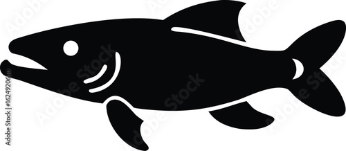 pike fish silhouette