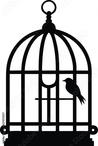 vintage birdcage silhouette