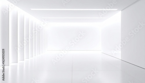 Wallpaper Mural Minimalist action scene futuristic setting empty space creative studio bright lighting conceptual art Torontodigital.ca
