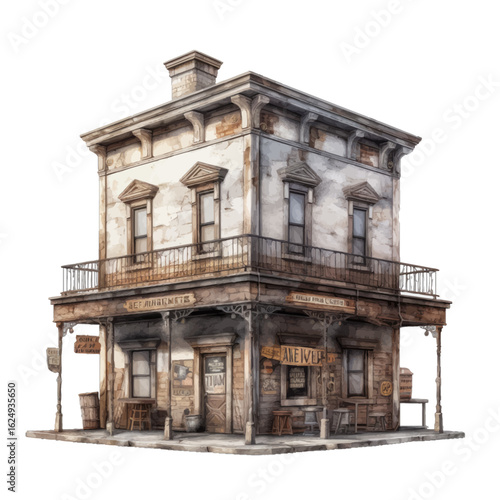 old wooden house