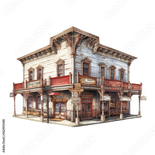old wooden house