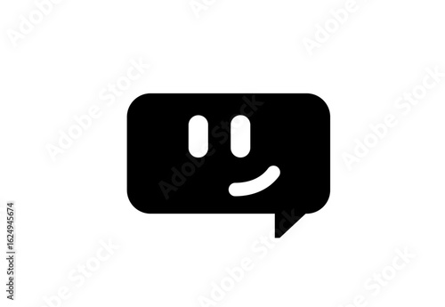 AI chatbot icon vector