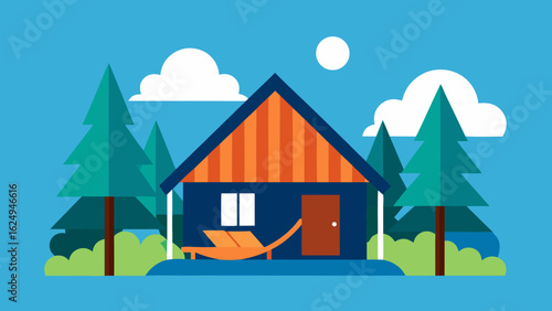 Peaceful Cabin with Hammock Outside and Nature All Around