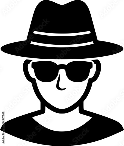 incognito vector flat icon