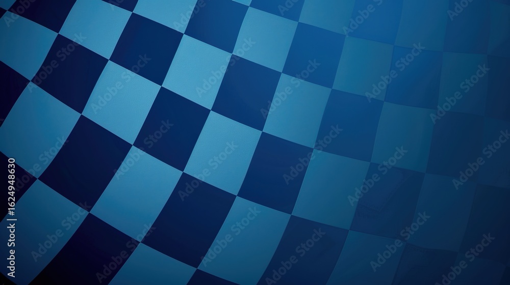 Naklejka premium Vibrant Backgrounds with Blue Checkered Patterns: Classic and Modern Designs Featuring Bold Blue Squares, Symmetric Grids, and Varied Check Sizes, Perfect for Textile Prints, Digital Graphics, Brandin