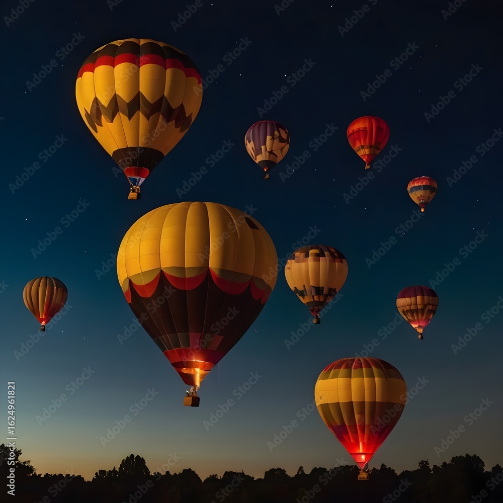 Fototapeta premium hot air balloon