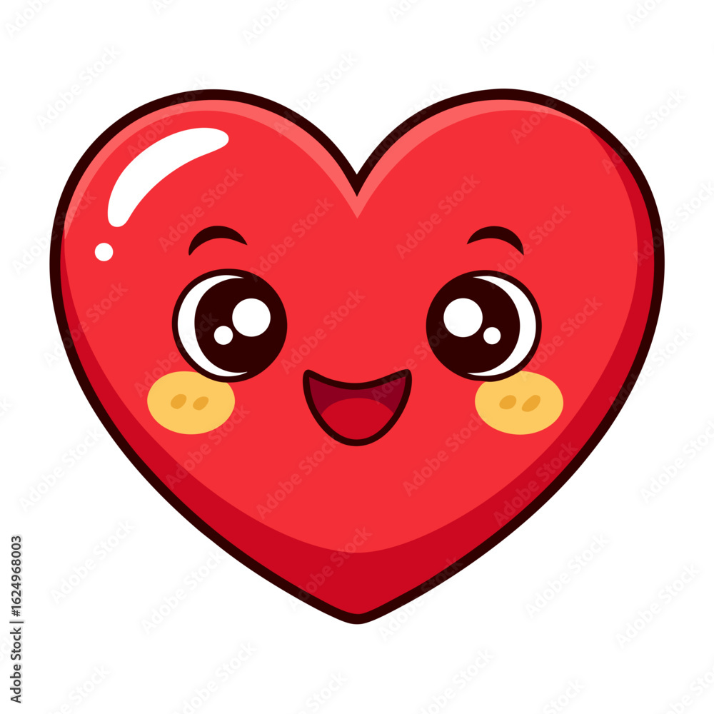 Obraz premium heart with a smile