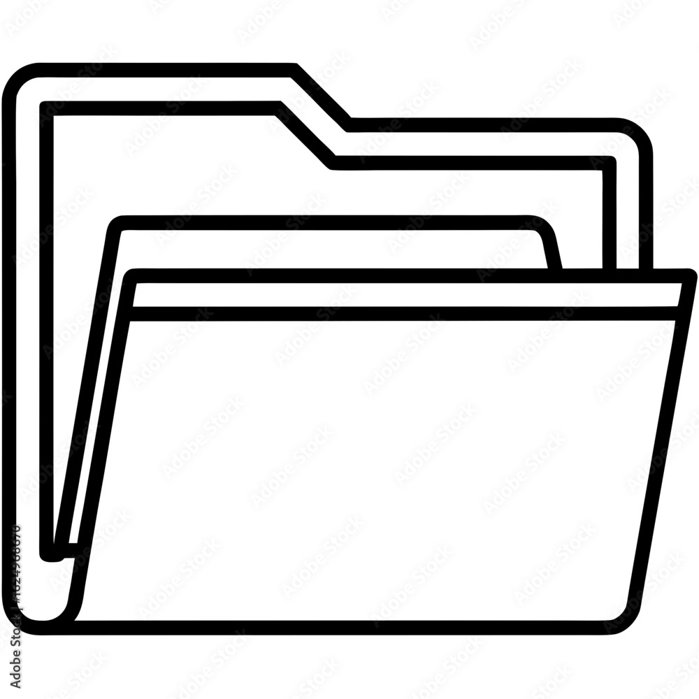 Folder icon business vector Folder icon business vector