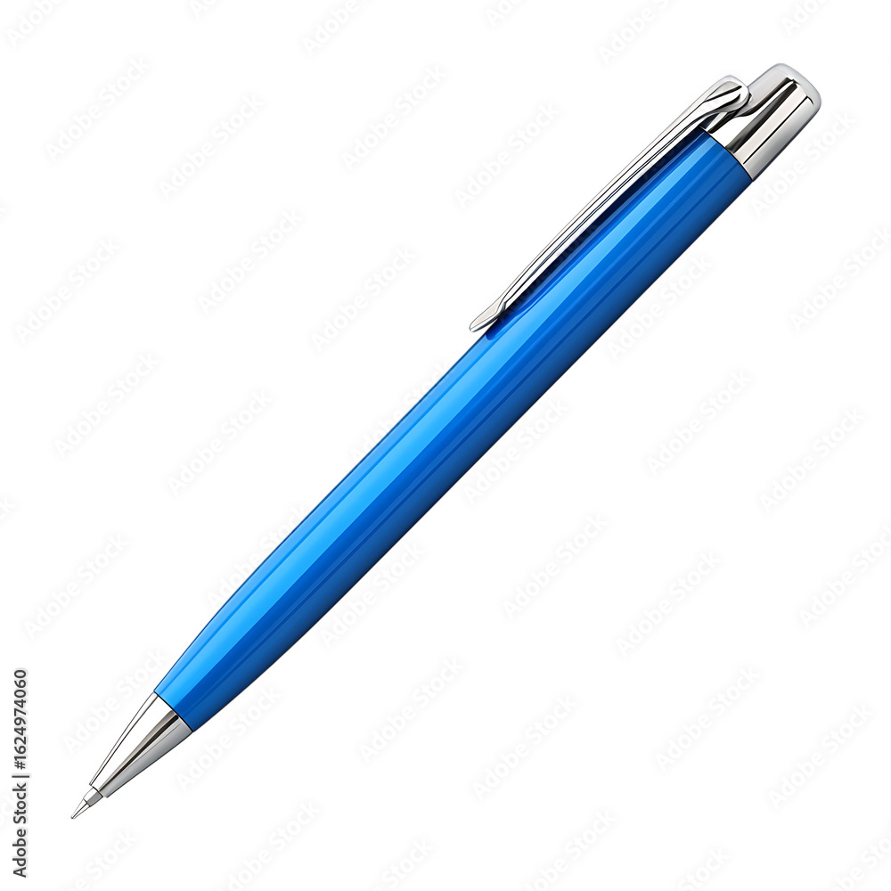 Vibrant Blue Mechanical Pencil Perfect for NoteTaking Design On Transparent Background Vibrant Blue Mechanical Pencil Perfect for NoteTaking Design On Transparent Background