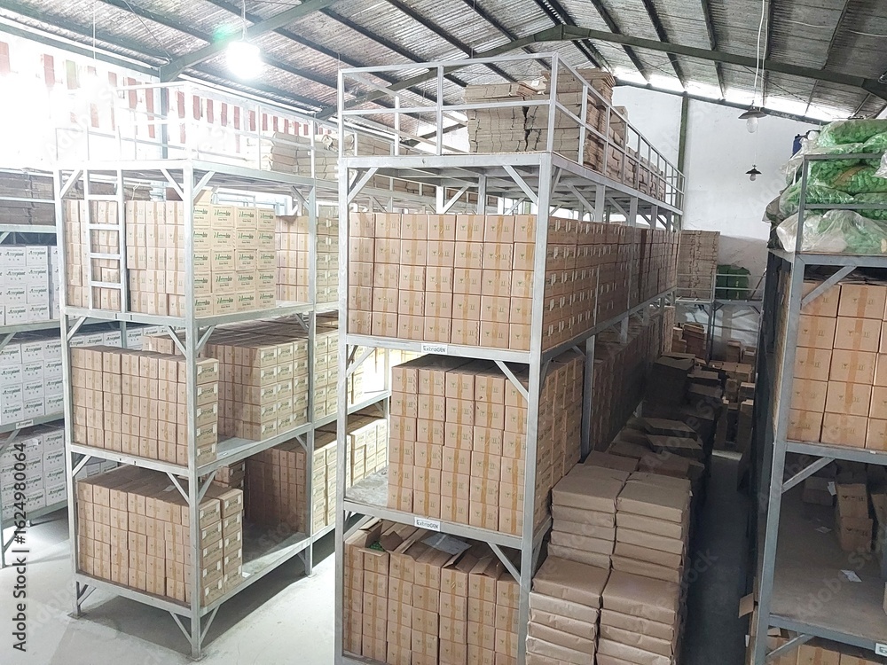 Fototapeta premium Stockroom Organization and Logistics