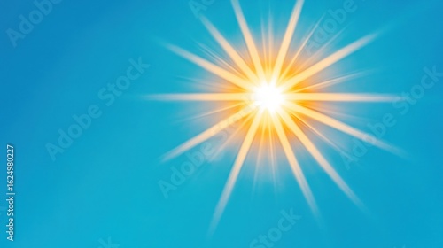 Radiant Summer Sunburst: A Vivid Celestial Display