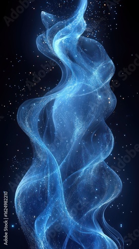 Celestial Swirl: A Dance of Cosmic Dust and Light