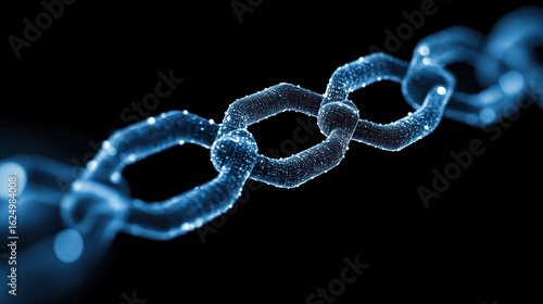 Digital Chain: Abstract Representation of Blockchain Technology