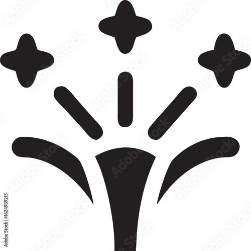 Black and White Star Icons Pack