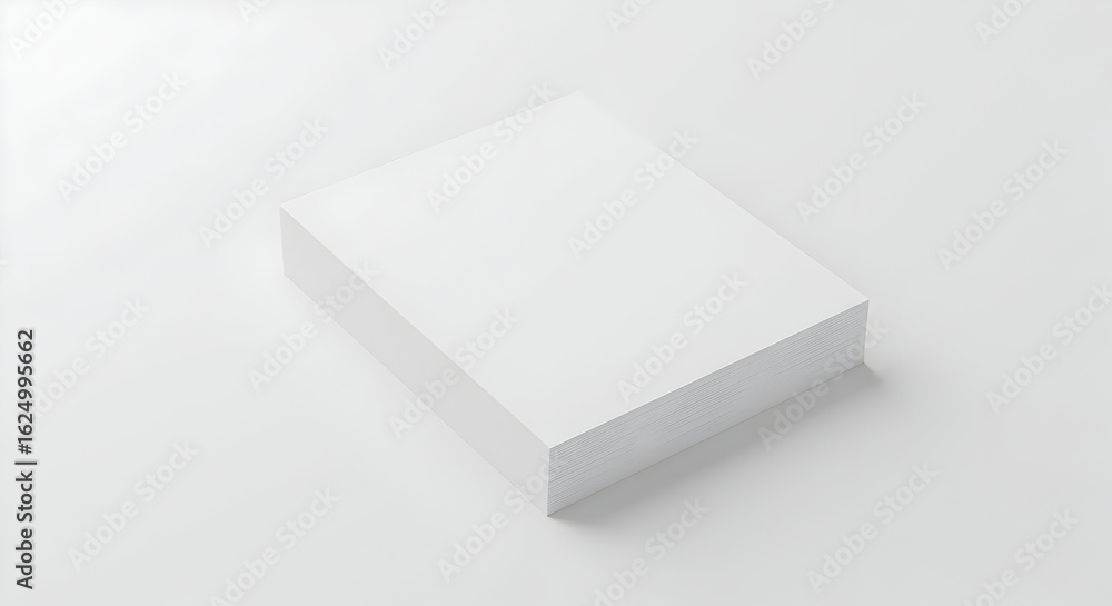 Blank white box product packaging mockup template isolated on white background for design presentation branding identity minimal style clean simple design Blank white box product packaging mockup template isolated on white background for design presentation branding identity minimal style clean simple design