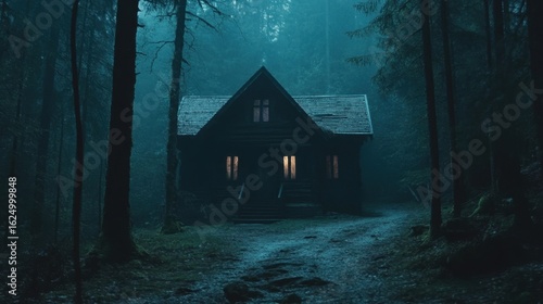 Dark Forest Cabin Mystery.