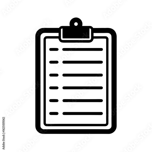 Clipboard with Delivery List Vector Flat and Clean