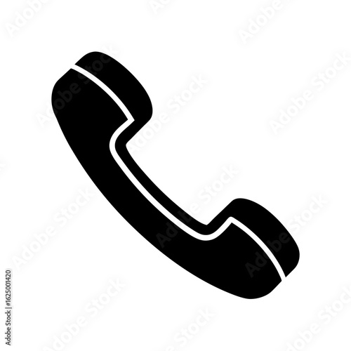 Phone Receiver Call Handle Icon Vector Flat and Clean