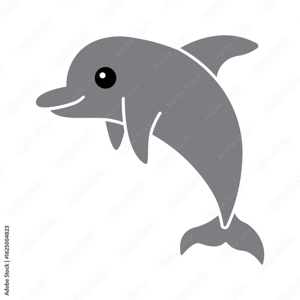 Fototapeta premium dolphin icon