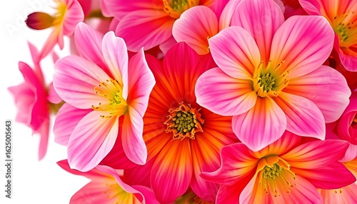 Wallpaper Mural Blooming Flowers A close up of blooming flowers with vibrant col Torontodigital.ca