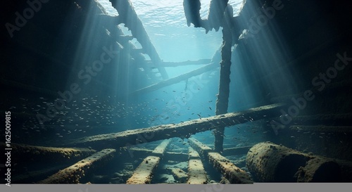 Sunken Shipwreck's Light: A Dive into the Depths of Underwater History