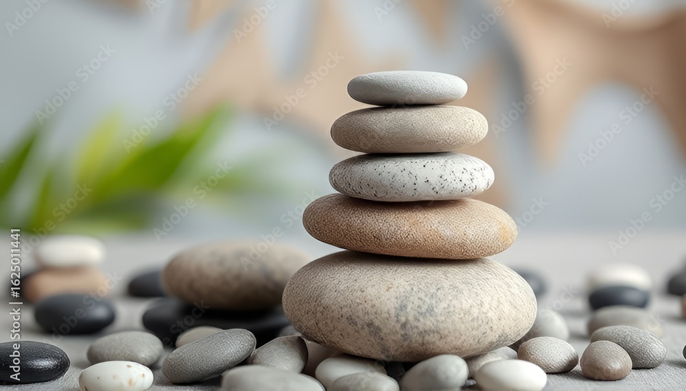 Massage stones stack Massage stones stack
