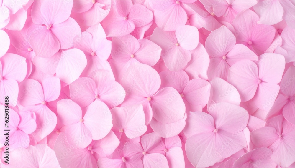 Obraz premium Soft pink hydrangea petals