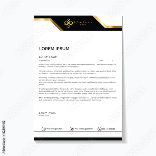 Elegant stationery template design for modern business branding and correspondence needs today