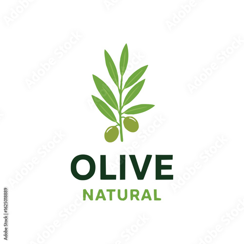 Olive tree logo icon design vector template