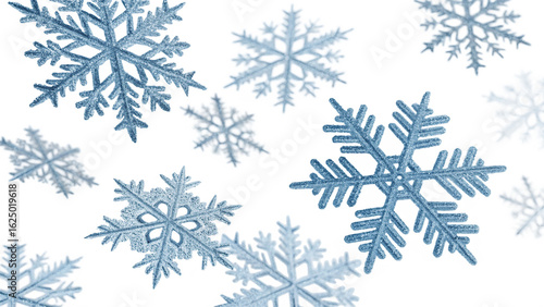 PNG 3d transparent glass render of snowflake white white background celebration. 