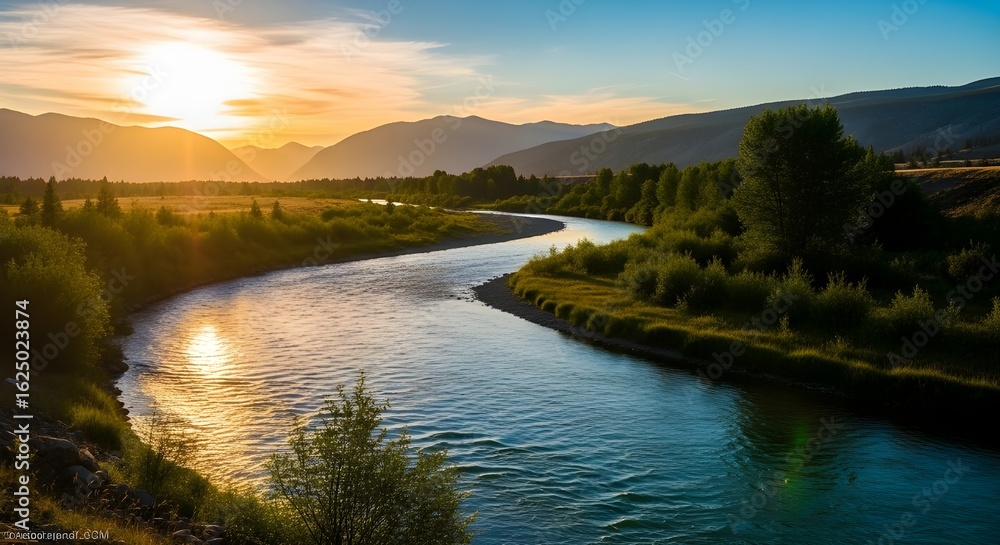 Fototapeta premium Serpentine Flow