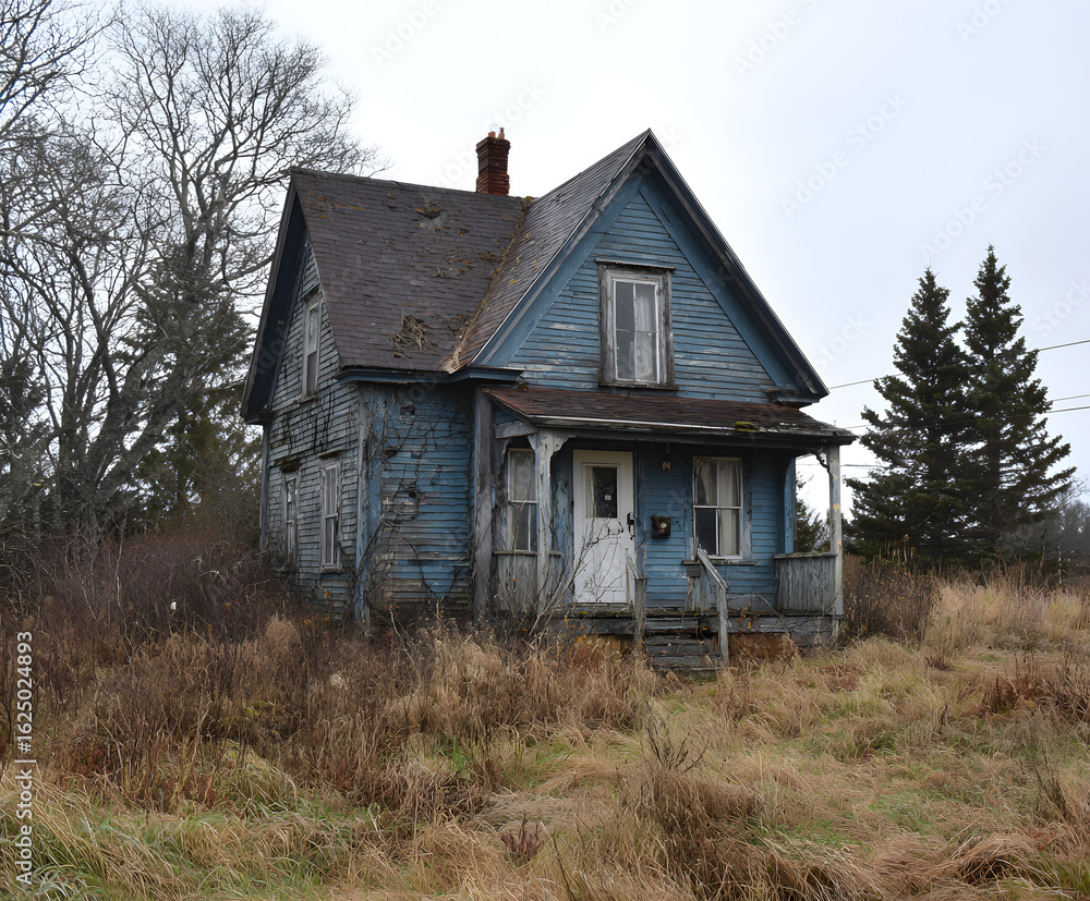 Creepy haunted bandoned house in rural Nova Scotia Creepy haunted bandoned house in rural Nova Scotia