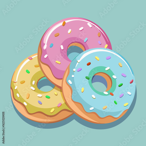 vector illustration of easter eggs