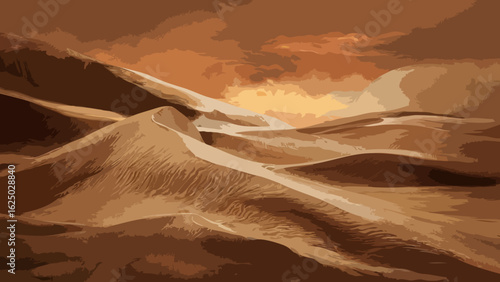Dunes in the desert