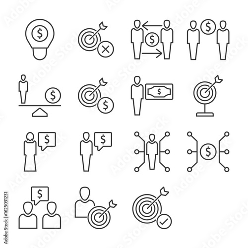 Business Man Icon Set