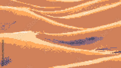Sand dune pixel art