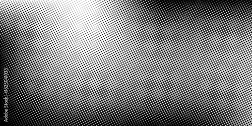 Halftone faded gradient texture. Grunge halftone grit background. White and black sand noise wallpaper. Retro pixilated vector backdrop