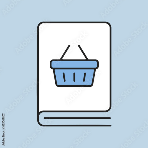 Catalog product vector flat icon