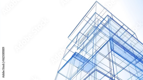 Blueprint Architecture: Modern Building Design Concept
