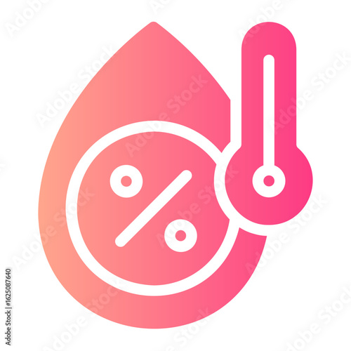 humidity gradient icon