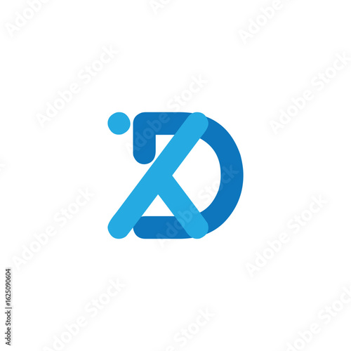 Free Download DX logo design vector, Minimalist Logo Design of Letter DX, DK, dx initials logo design - GFXLoad