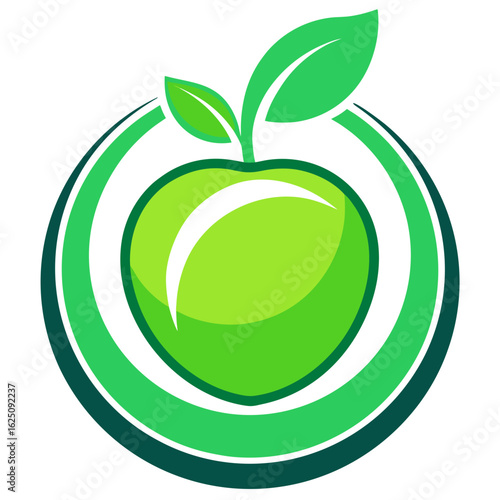  wonderful green apple logo